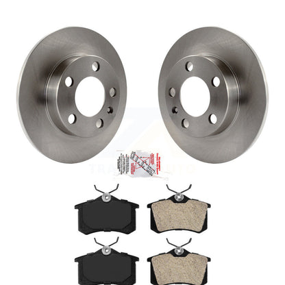 Rotors de frein à disque arrière et kit de plaquettes semi-métalliques pour Volkswagen Beetl 2007-2010