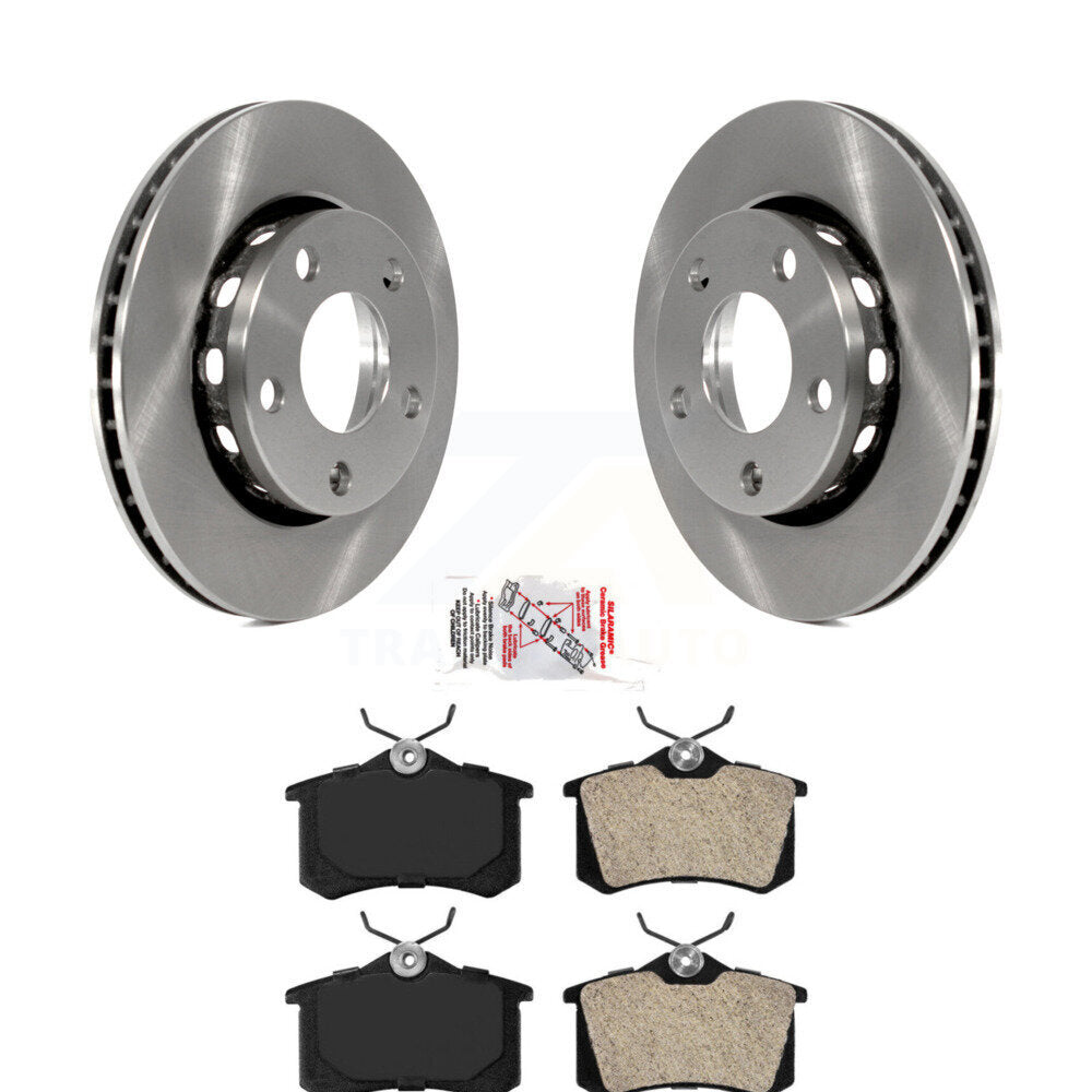 Kit disques de frein à disque arrière et plaquettes semi-métalliques pour Audi S4 K8A-100707