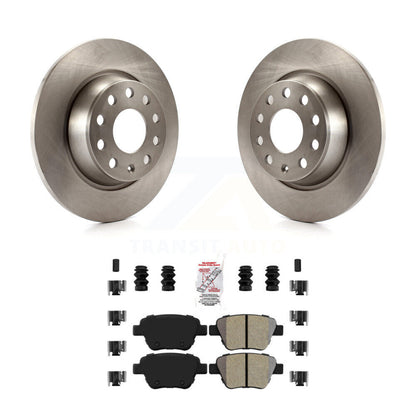 Rotor de frein à disque arrière et Kit de plaquettes semi-métalliques pour Audi A3 Quattro Volkswagen Eo