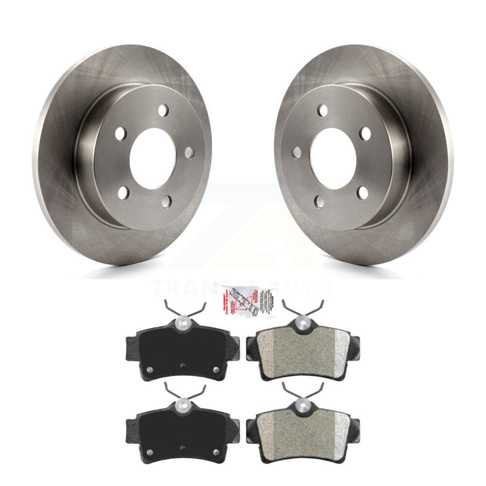 Kit de disques de frein à disque arrière et plaquettes semi-métalliques pour Ford Mustang K8A-100717