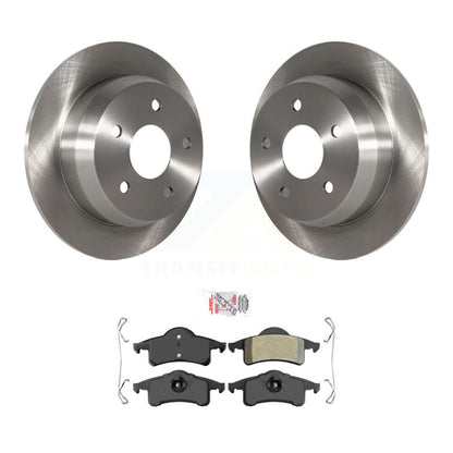 Rotors de frein à disque arrière et kit de plaquettes semi-métalliques pour Jeep Grand Cheroke 1999-2004