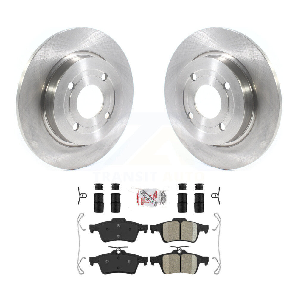 Kit de disques de frein à disque arrière et plaquettes en céramique pour Ford EcoSport AWD 2018-2022