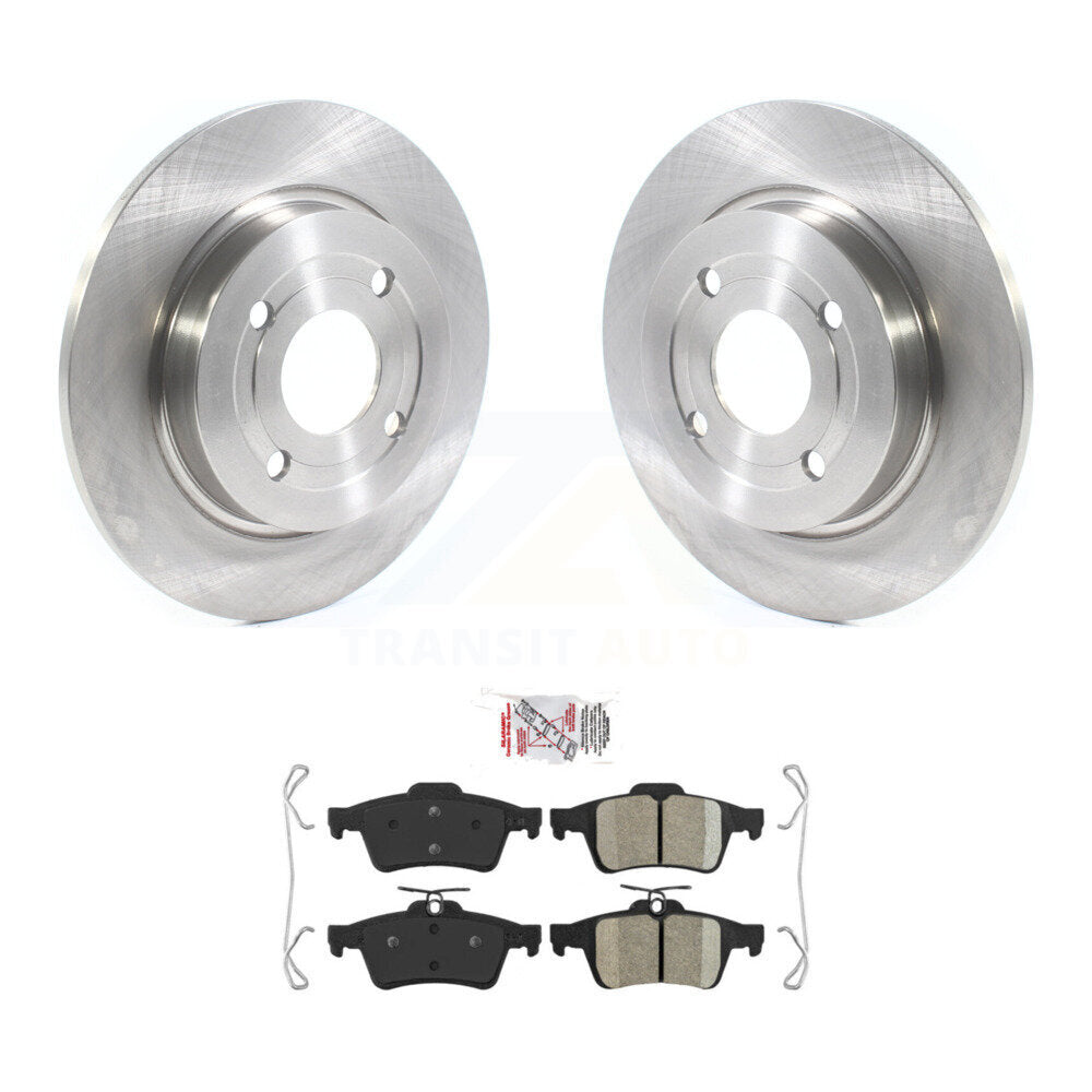 Kit de disques de frein à disque arrière et plaquettes en céramique pour Ford EcoSport AWD 2018-2022