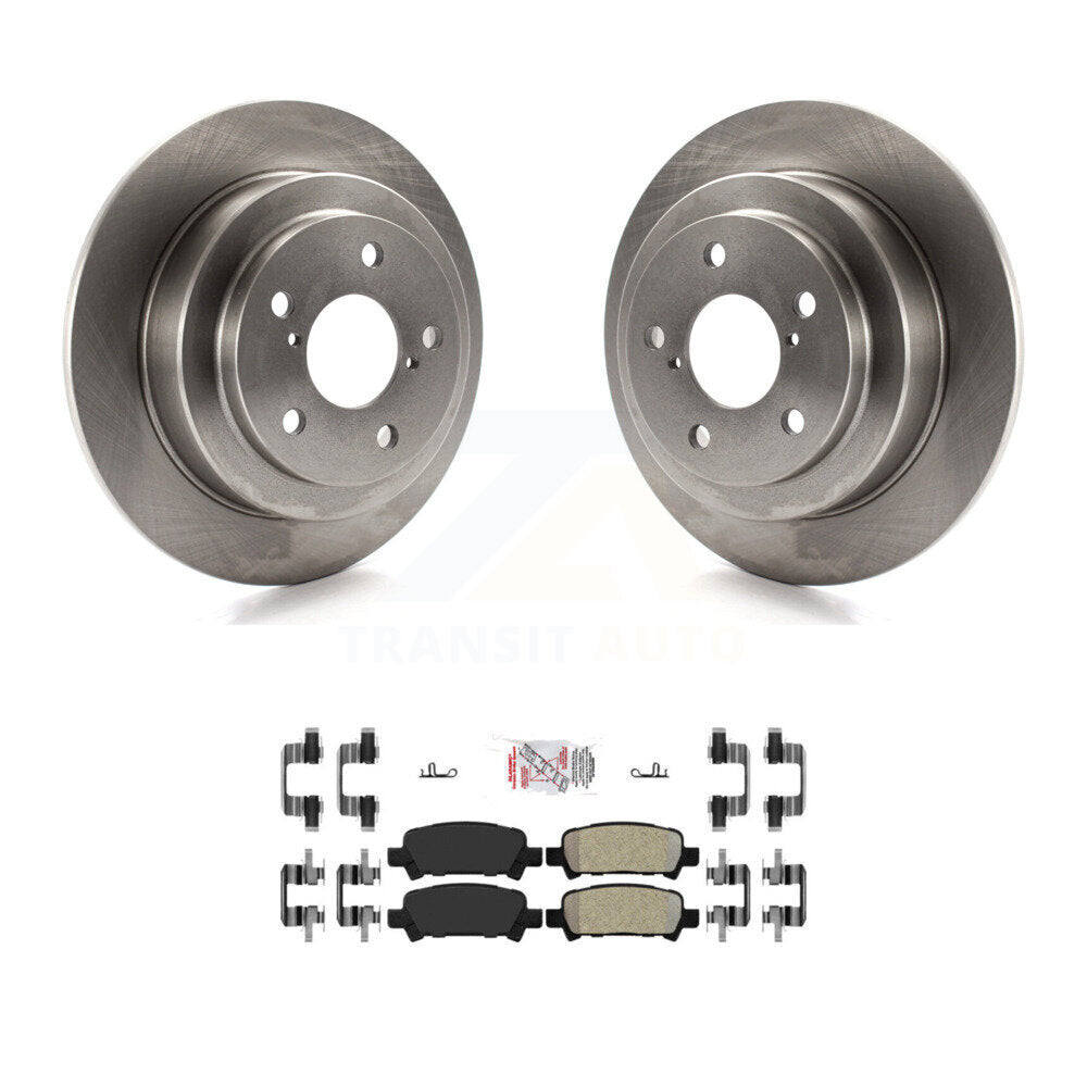 Kit de disques de frein à disque arrière et plaquettes semi-métalliques pour Subaru Forester Impreza