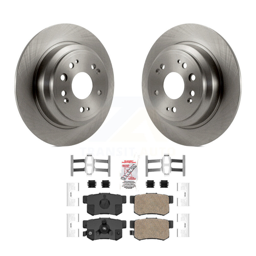 Kit de rotors de frein à disque arrière et plaquettes en céramique pour Honda Accord Crosstour