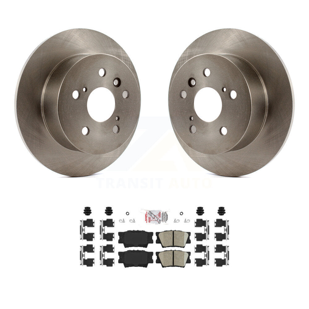 Kit de rotors de frein à disque arrière et plaquettes en céramique pour Toyota Camry Lexus ES350 Avalon