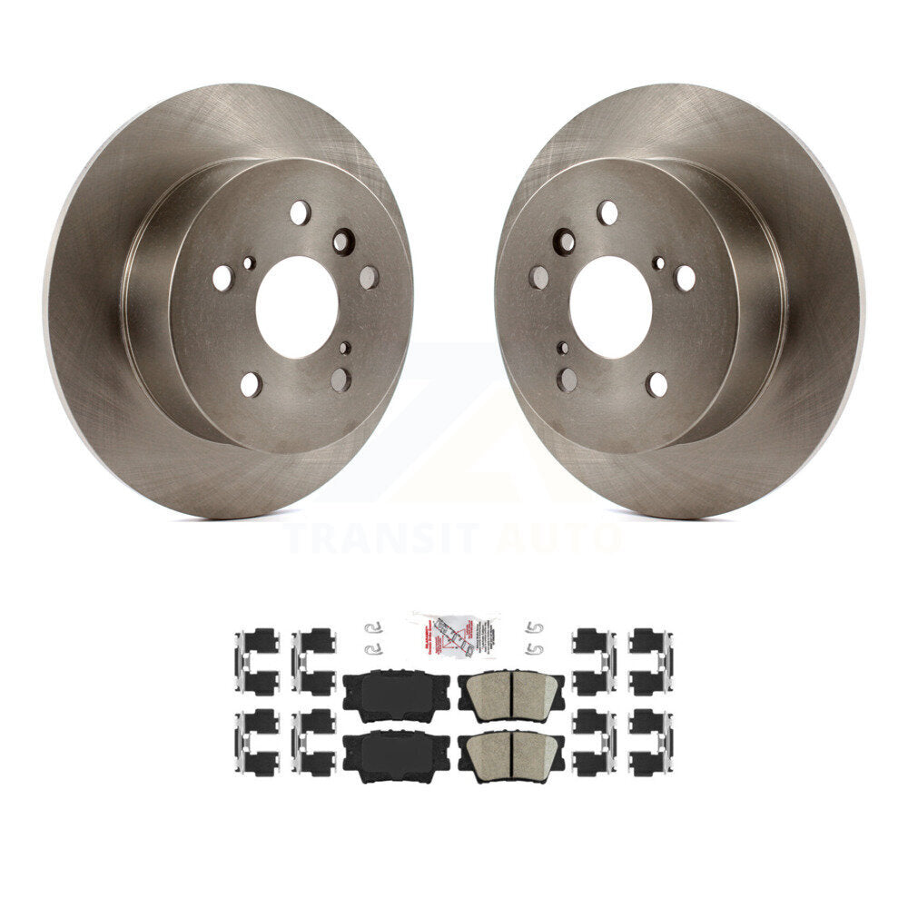 Kit de rotors de frein à disque arrière et plaquettes en céramique pour Toyota Camry Lexus ES350 Avalon