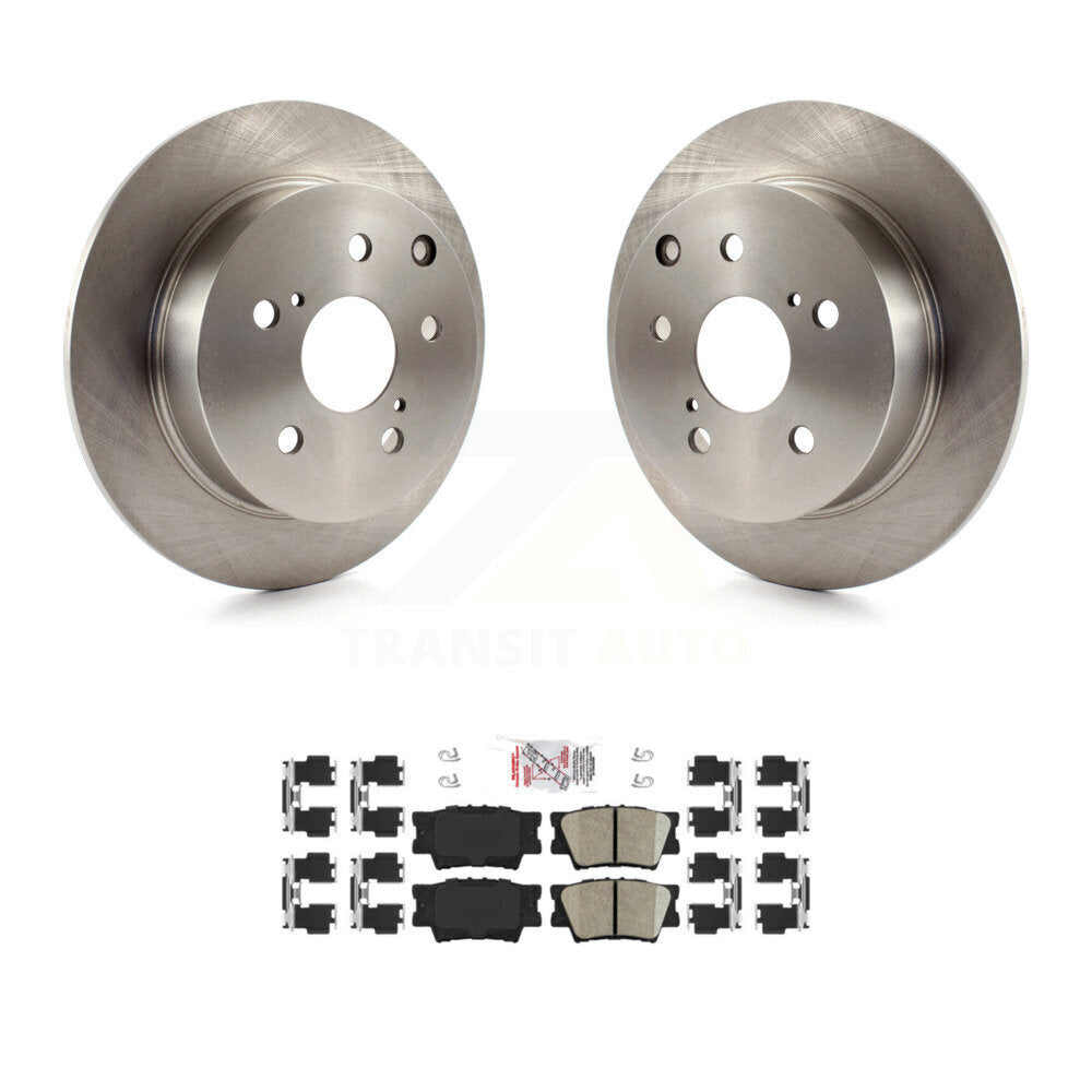 Kit de rotors de frein à disque arrière et plaquettes en céramique pour Toyota Matrix Pontiac Vibe