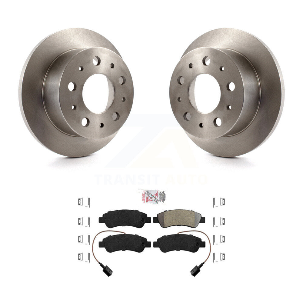 Rotor de frein à disque arrière et Kit de plaquettes semi-métalliques pour Ram ProMaster 2500 3500 150