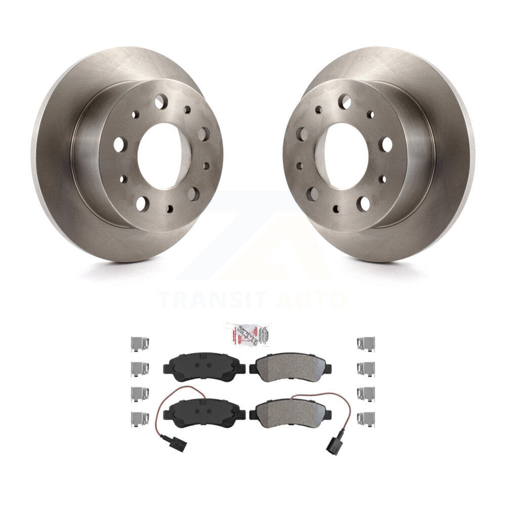 Rotor de frein à disque arrière et Kit de plaquettes semi-métalliques pour Ram ProMaster 2500 3500 150