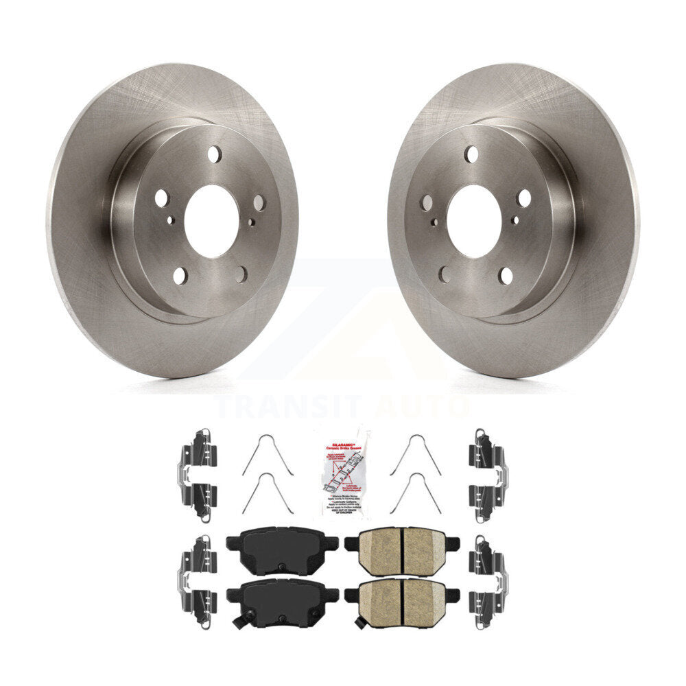 Kit de disques de frein à disque arrière et plaquettes en céramique pour Scion tC 2011-2016 K8A-100794