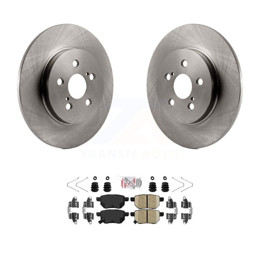 Kit de disques de frein à disque arrière et plaquettes en céramique pour Lexus CT200h K8A-100795