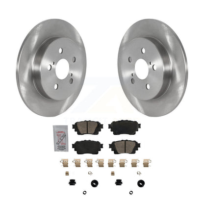 Kit de disques de frein à disque arrière et plaquettes en céramique pour Toyota Corolla K8A-100799