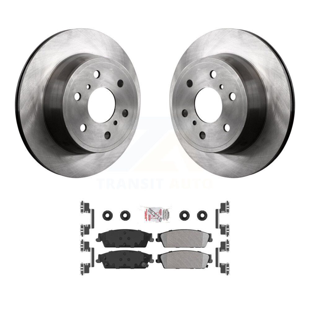 Kit de rotor de frein arrière et de plaquettes semi-métalliques pour Chevrolet GMC Sierra 1500 Silverad