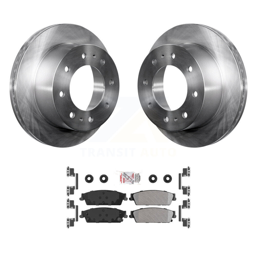 Kit de plaquettes de frein semi-métalliques pour rotors de frein arrière pour Chevrolet Silverado 2011 Hybri 1500