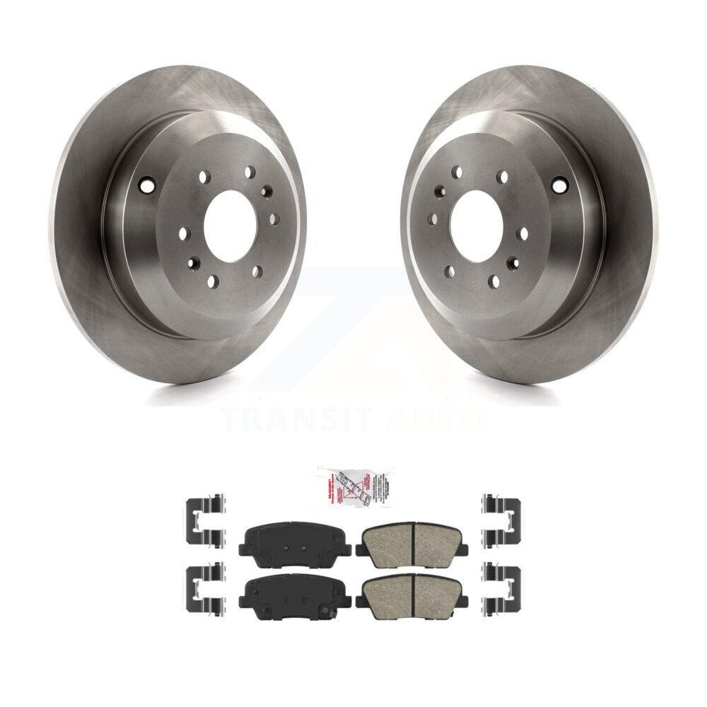 Kit de rotors de frein à disque arrière et plaquettes en céramique pour Kia Borrego 2009 – 2011 K8A-10080