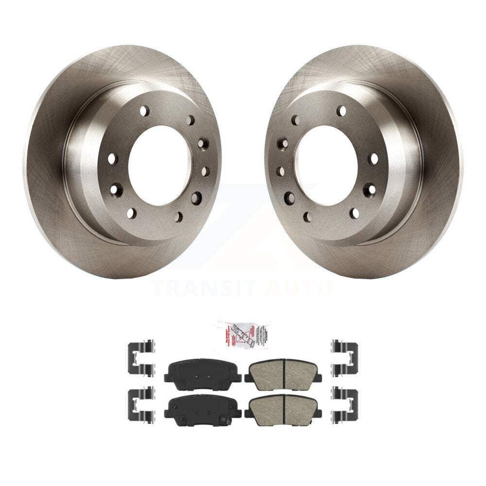 Rotors de frein à disque arrière et Kit de plaquettes en céramique pour Kia Sedona Hyundai Entourage