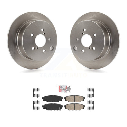 Rotor de frein à disque arrière et Kit de plaquettes en céramique pour Subaru Crosstrek Impreza Forester X