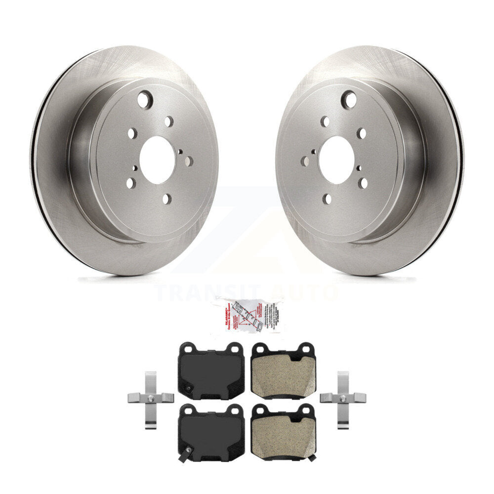 Kit de disques de frein à disque arrière et plaquettes semi-métalliques pour Subaru BRZ Toyota 86