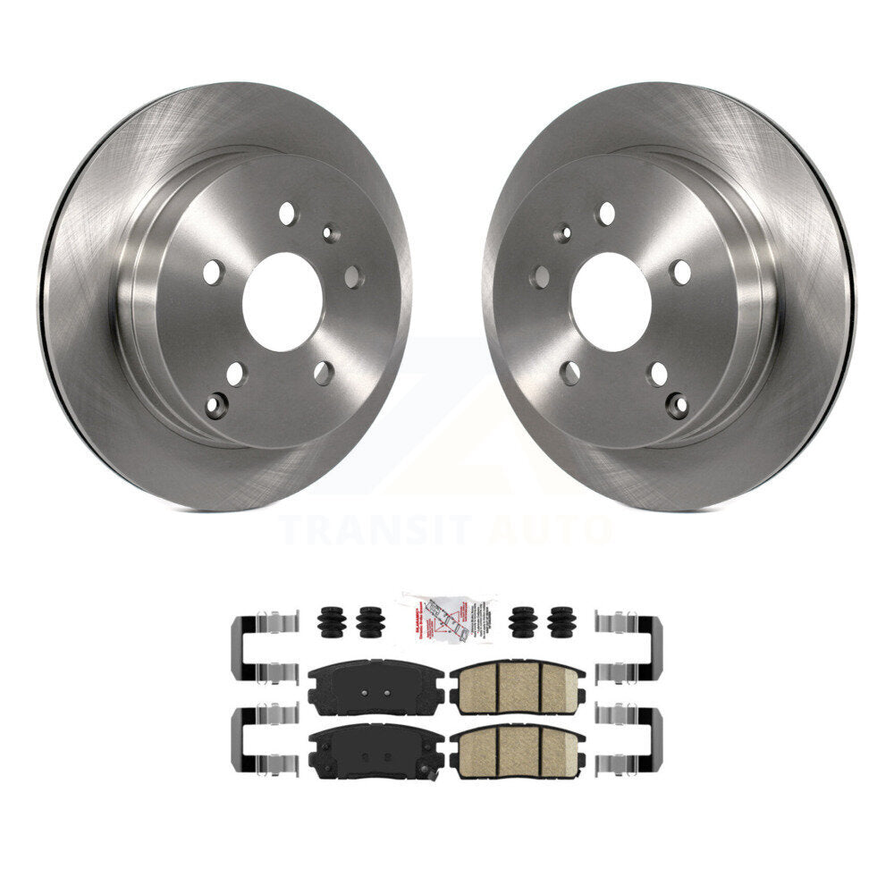 Kit de rotor de frein arrière et de plaquettes en céramique pour Chevrolet Equinox GMC Terrai 2010-2017