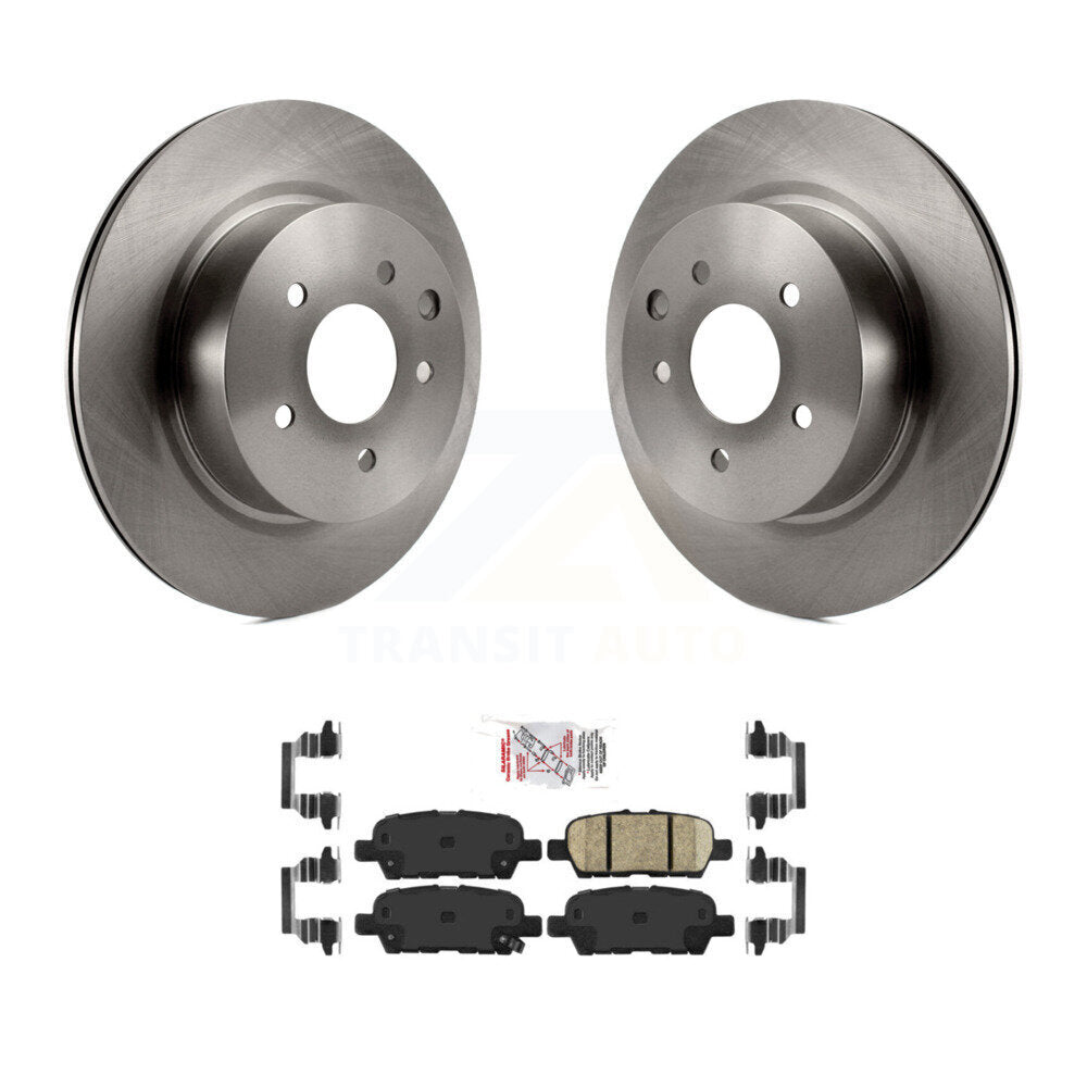 Kit de rotor de frein arrière et de plaquettes en céramique, pour Nissan Maxima INFINITI QX50 EX35 G25 370
