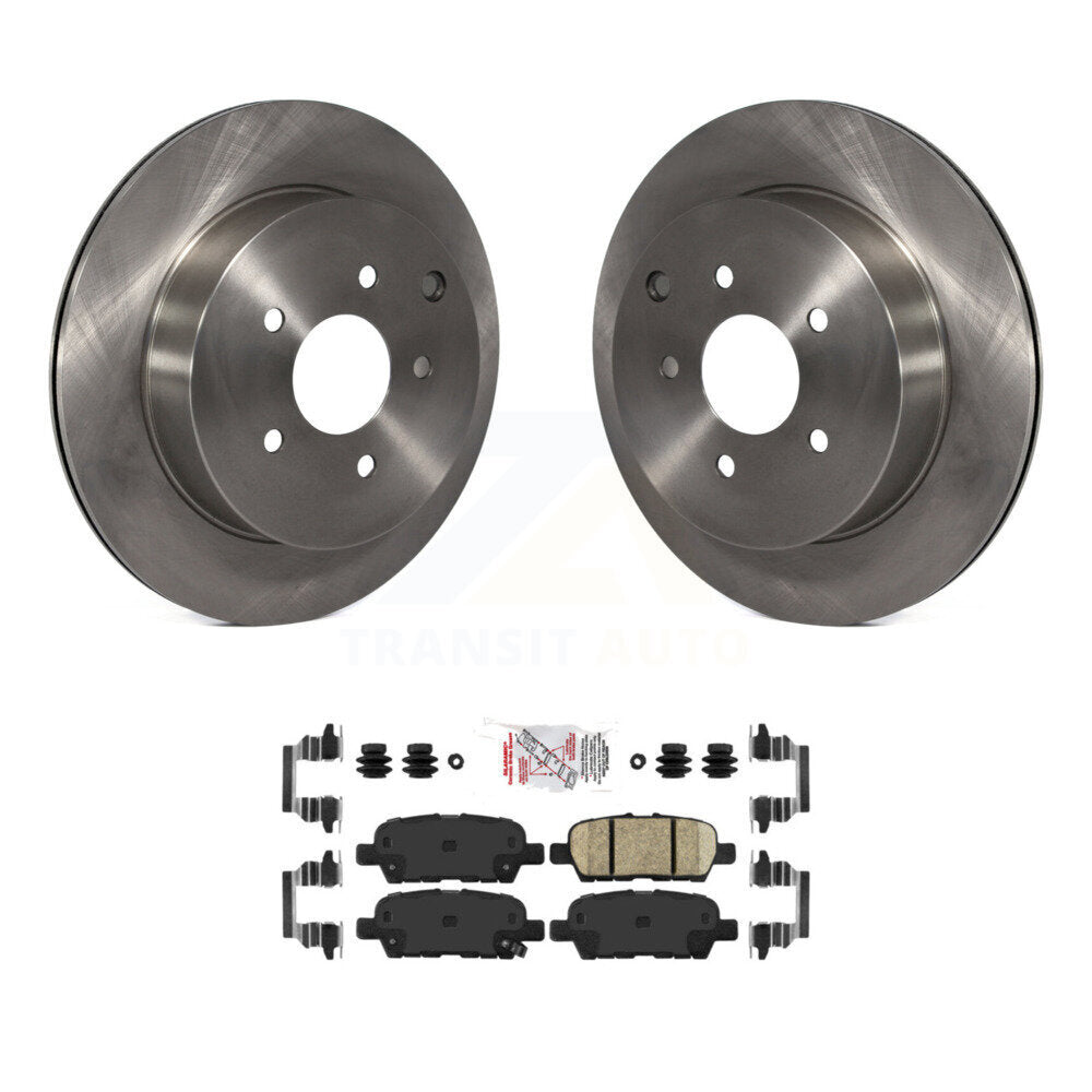Kit de rotors de frein à disque arrière et plaquettes en céramique pour INFINITI Q50 Q60 QX70 K8A-10085