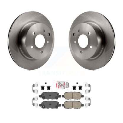 Kit de rotors de frein à disque arrière et plaquettes en céramique pour INFINITI EX35 M35 M45 K8A-10086