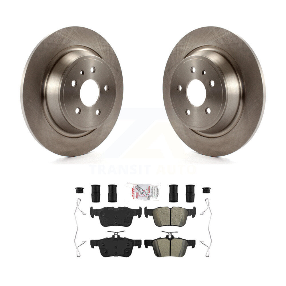 Rotors de frein arrière et Kit de plaquettes semi-métalliques pour Ford Escape Fusion Lincoln MKC MK
