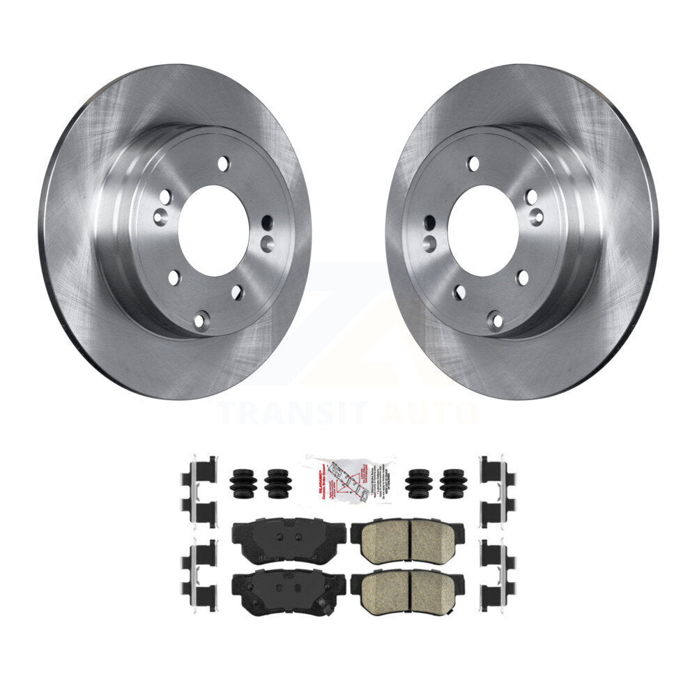 Kit de rotors de frein à disque arrière et plaquettes en céramique pour Hyundai Sonata 3,3 l K8A-100891