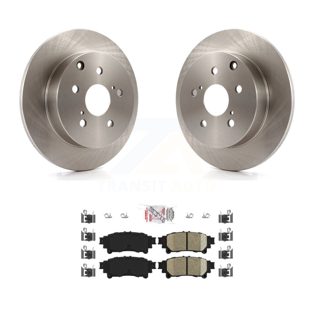 Kit de rotors de frein à disque arrière et plaquettes en céramique pour Toyota Prius V Mirai K8A-100907
