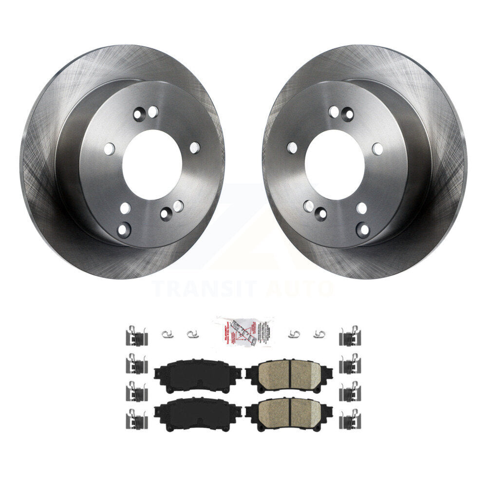 Kit de disques de frein à disque arrière et plaquettes en céramique pour Lexus IS250 K8A-100911