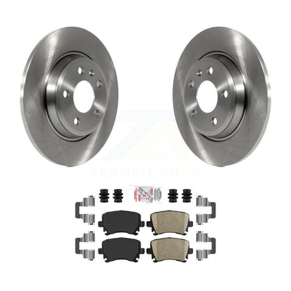 Kit de disques de frein à disque arrière et plaquettes en céramique pour Audi A4 Quattro Convertible 2009