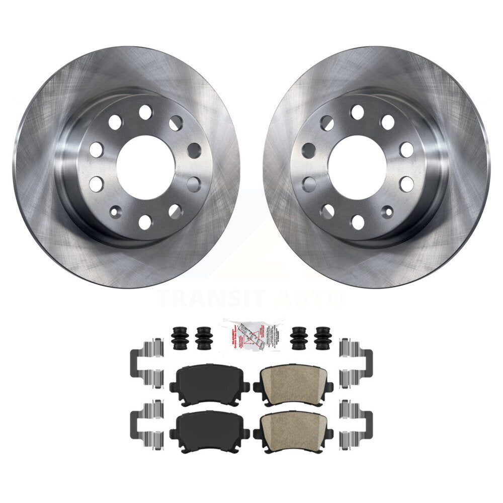 Kit de disques de frein à disque arrière et plaquettes en céramique pour Volkswagen Eos K8A-100941
