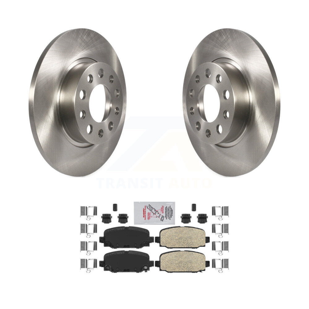 Kit de disques de frein à disque arrière et plaquettes en céramique pour Jeep Compass K8A-100949