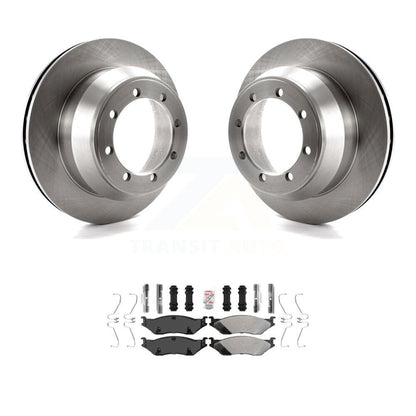 Kit de disques de frein à disque arrière et plaquettes semi-métalliques pour Ford F-550 Super Duty