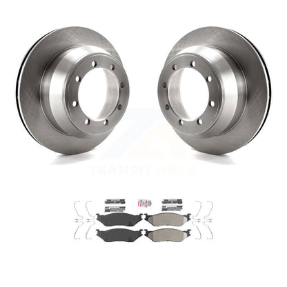 Kit de disques de frein à disque arrière et plaquettes semi-métalliques pour Ford F-550 Super Duty