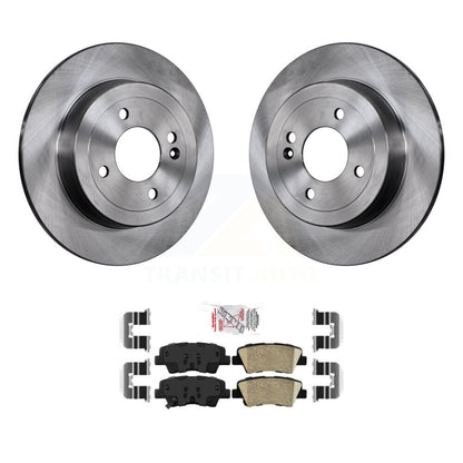 Kit de disques de frein à disque arrière et plaquettes en céramique, pour Hyundai Accent Kia Rio
