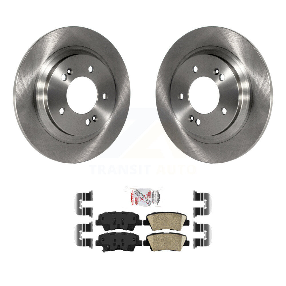 Kit de rotor de frein arrière et de plaquettes en céramique, pour Kia Optima Hyundai Sonata Soul EV Cadenz
