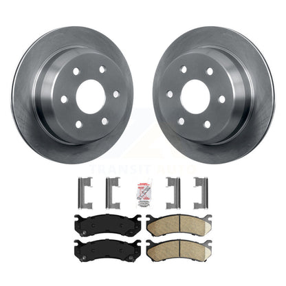 Rotors de frein arrière et Kit de plaquettes en céramique pour Chevrolet Silverado 2500 HD banlieue GM