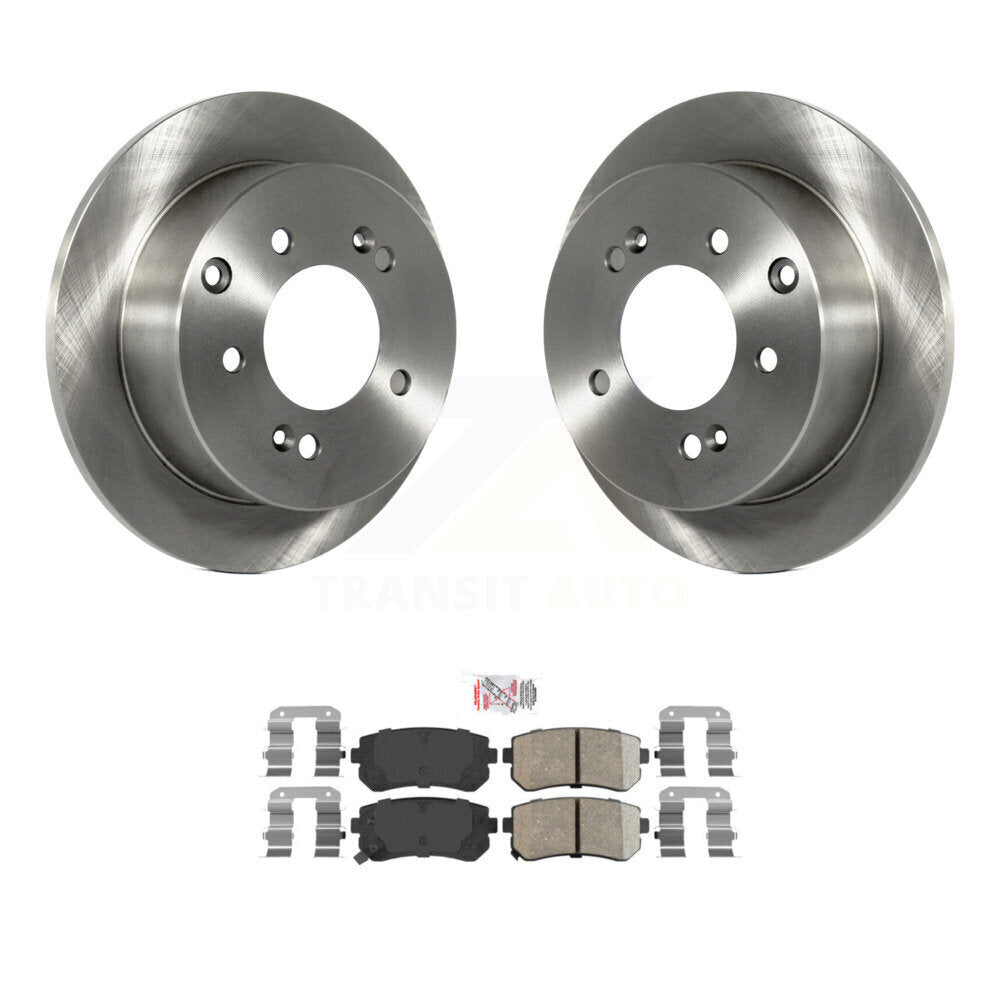 Kit de rotors de frein à disque arrière et plaquettes en céramique, pour Kia Forte koup Forte5 K8A-10099