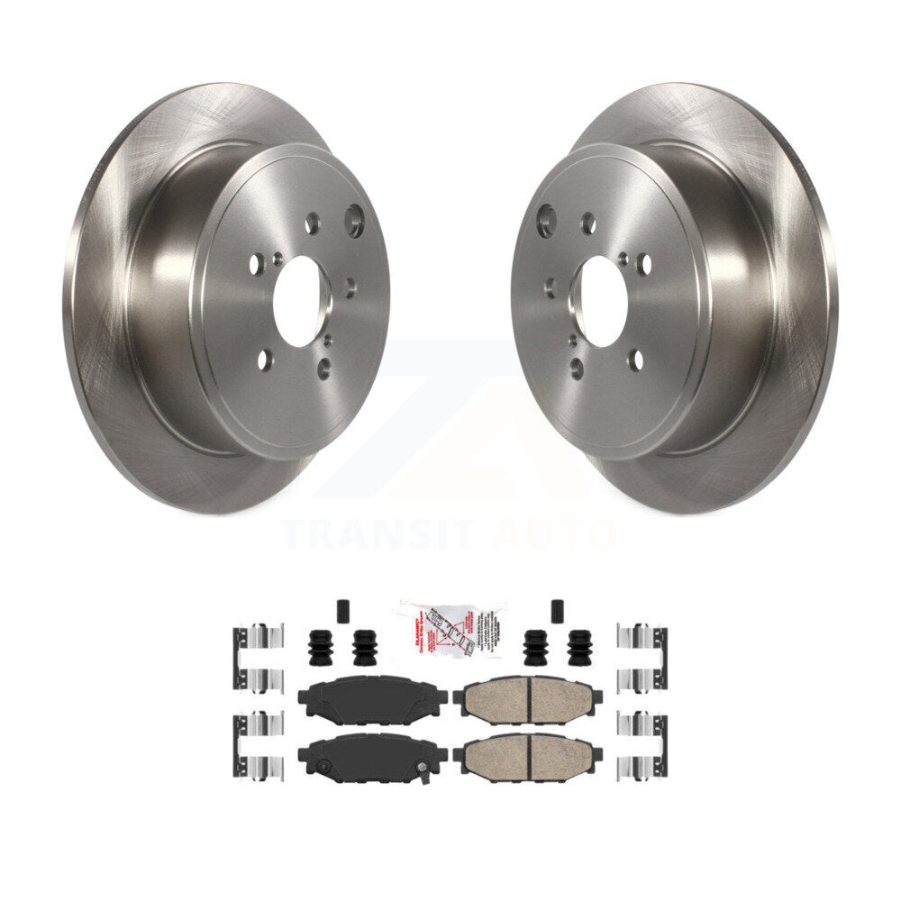 Kit de disques de frein à disque arrière et plaquettes en céramique pour Subaru WRX K8A-101018