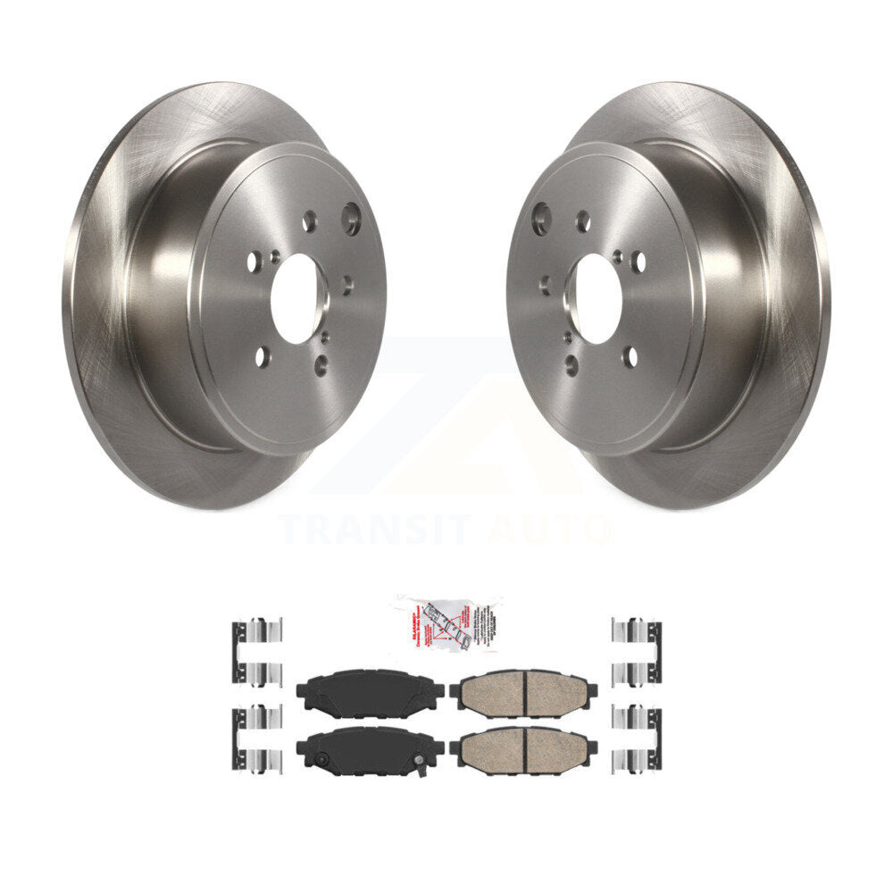 Kit de disques de frein à disque arrière et plaquettes en céramique pour Subaru WRX K8A-101019