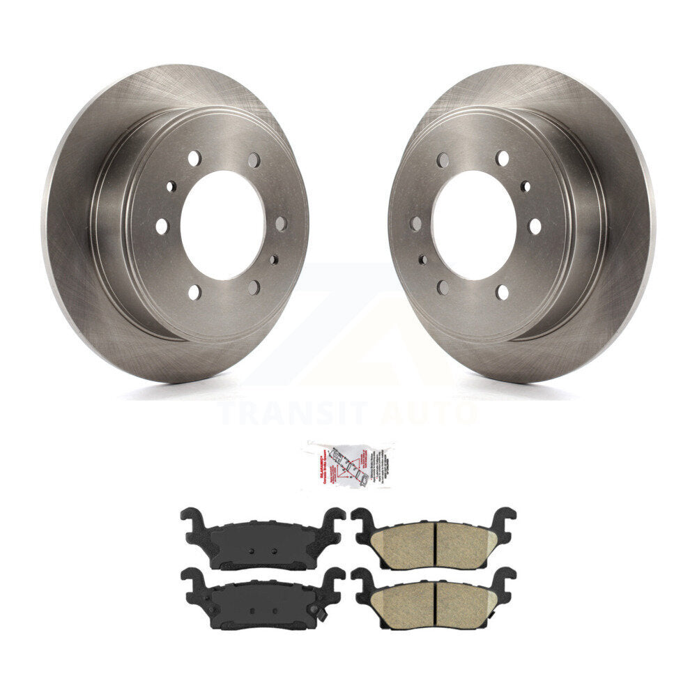 Kit de rotors de frein à disque arrière et plaquettes en céramique pour Hummer H3 H3T K8A-101026