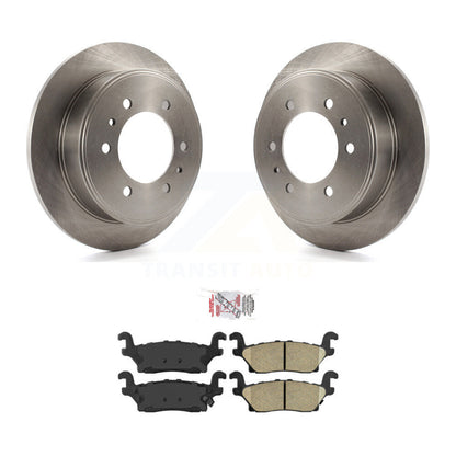 Kit de rotors de frein à disque arrière et plaquettes en céramique pour Hummer H3 H3T K8A-101026