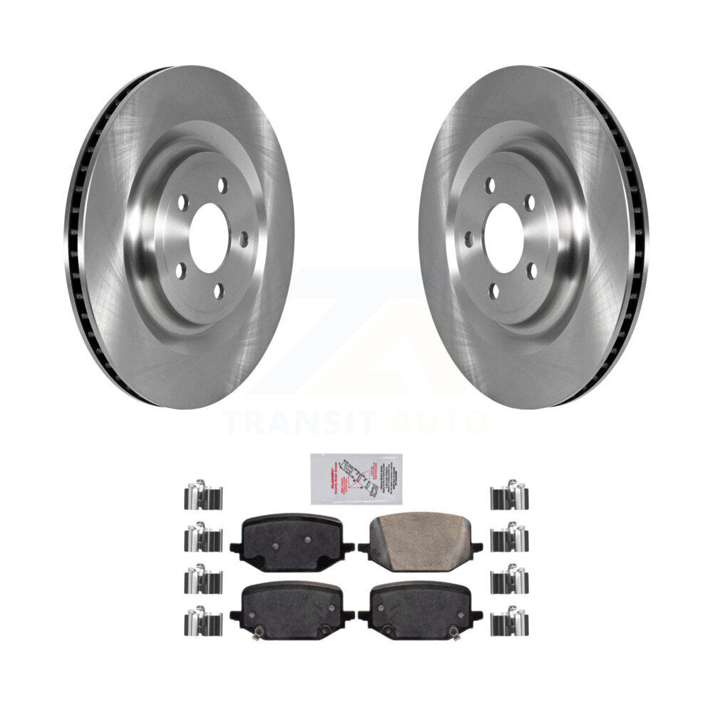 Rotor de frein à disque arrière et Kit de plaquettes en céramique pour Ford Explorer Lincoln Aviator Polic