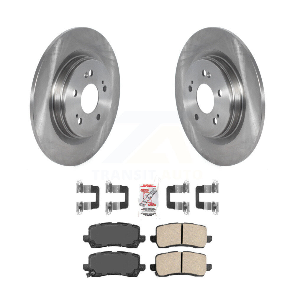 Kit de disques de frein à disque arrière et plaquettes en céramique pour Honda Odyssey 2018-2020