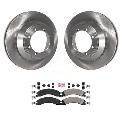 Kit de disques de frein à disque arrière et plaquettes semi-métalliques pour Ford E-450 Super Duty