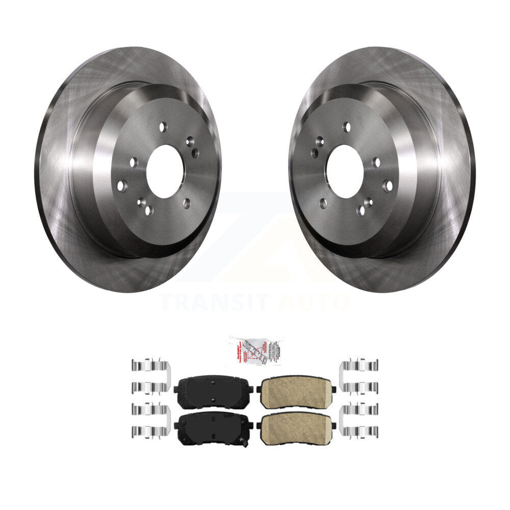 Kit de rotors de frein à disque arrière et plaquettes en céramique pour Hyundai Veracruz 2007-2012