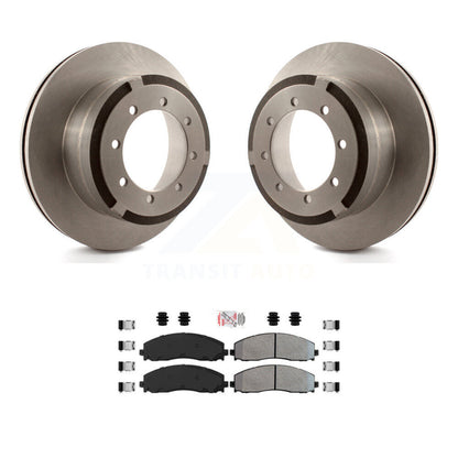 Kit de rotor de frein arrière et de plaquettes semi-métalliques pour Ford F-350 Super Duty F-250 F-45