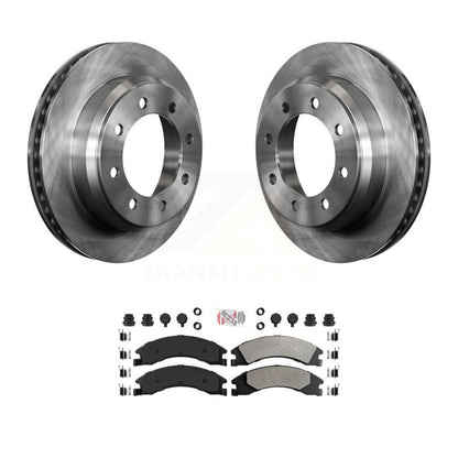 Kit de rotor de frein arrière et de plaquettes semi-métalliques pour Ford E-350 Super Duty E-250 E-15